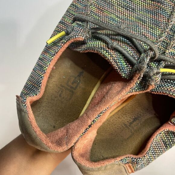 5 for $25🔥Hey Dudes Wendy Peacock Pink Loafers Youth Size 4-5 - Picture 2 of 10